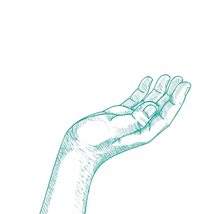 Hand holding phone